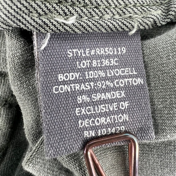 Braeve Green Multi Zipper Utility Safari Vest Size Large Women's - Picture 5 of 5